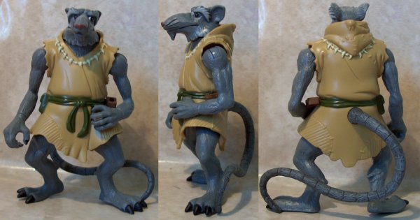 Paleo Patrol Splinter figure turnaround