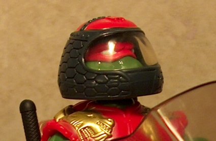 Raph with helmet