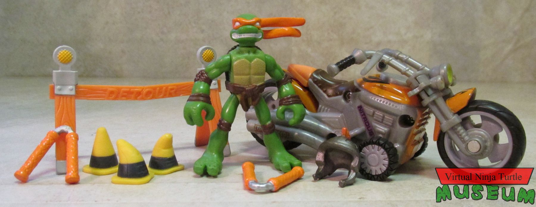 Cowbunga Bike Michelangelo set