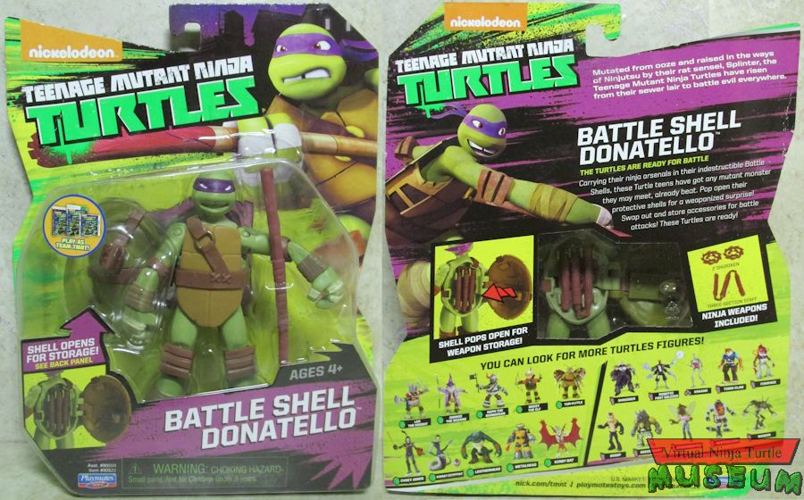 2015 card with Team TMNT sticker front and back