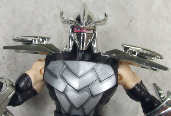 Shredder mask close up