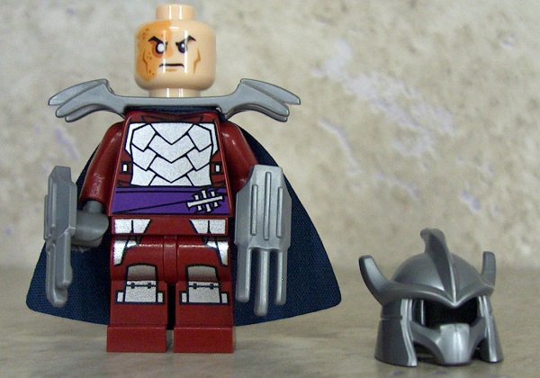 Shredder without helmet