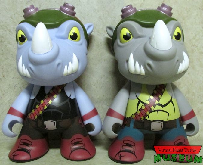 regular and SDCC Rocksteady