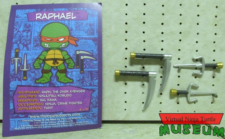 Raphael's accessories