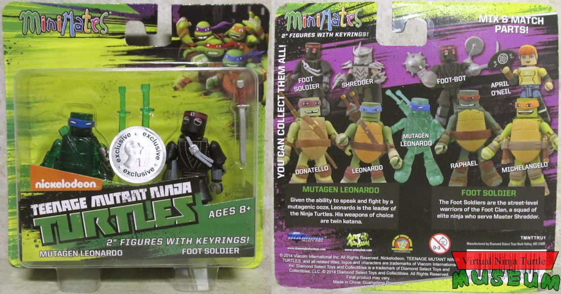 Mutagen Leonardo/Foot Ninja 2 pack MOC