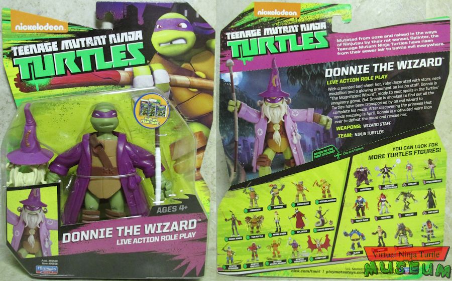 2015 card with Team TMNT sticker front and back