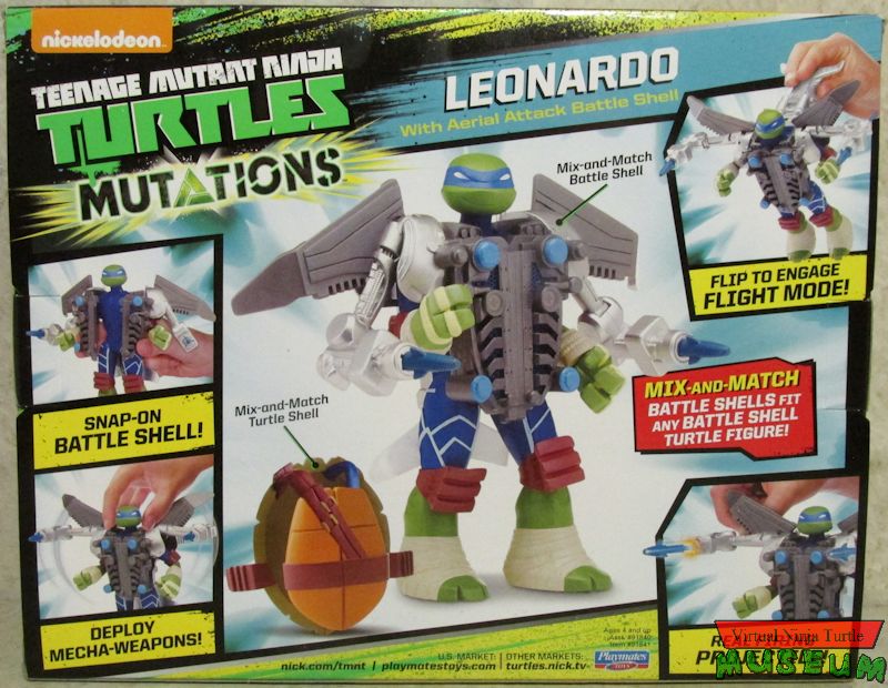 Battle Shell Leonardo box back