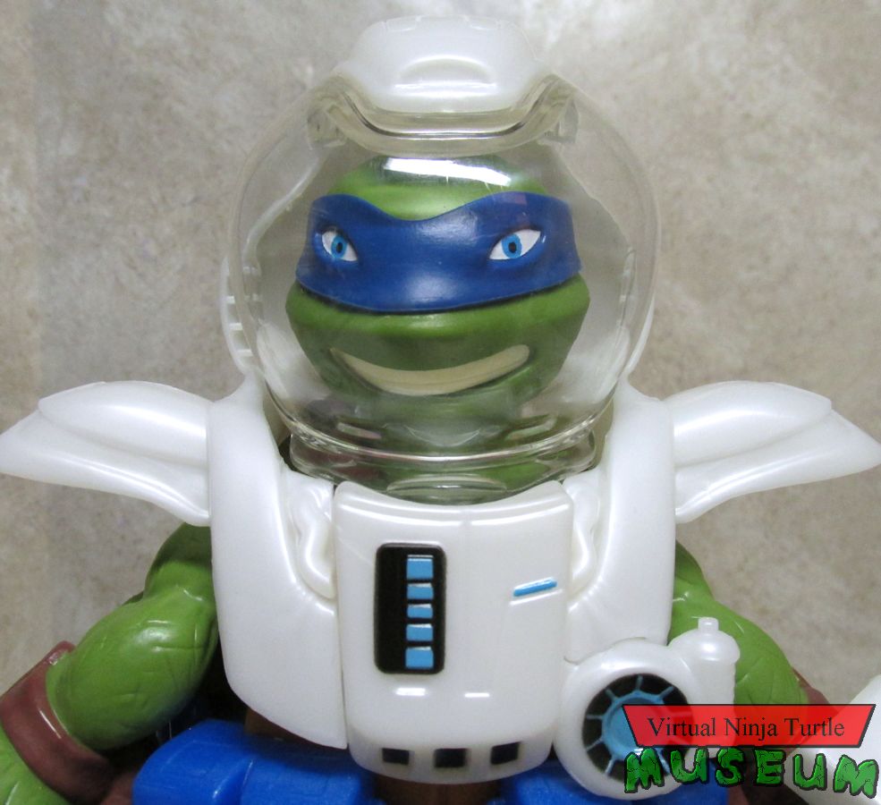 Dimension X Leonardo close up with helmet closed