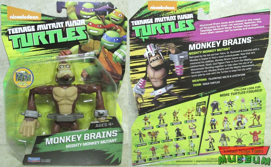 2015 card with Team TMNT sticker, front and back