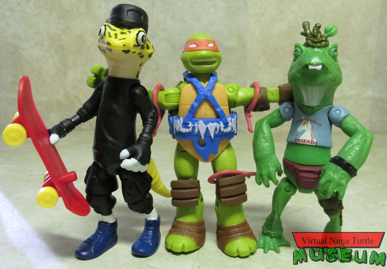 Mondo Gecko, Savage Mikey & Napoleon Bonafrog