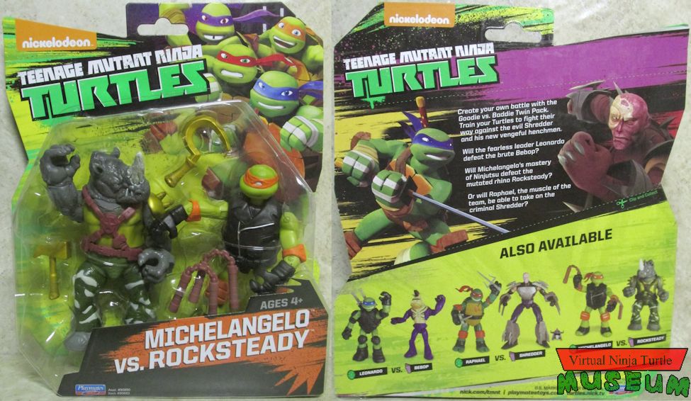 Michelangelo vs Rocksteady MOC