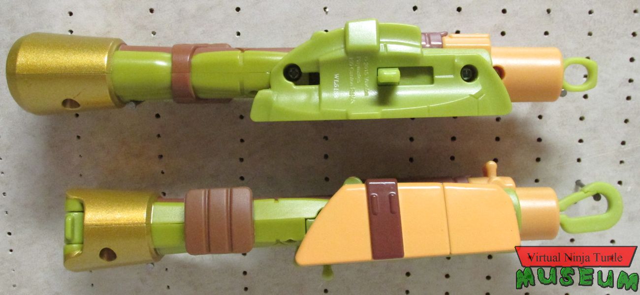 Ninja Turtle into Weapon Michelangelo weapon form detail 1