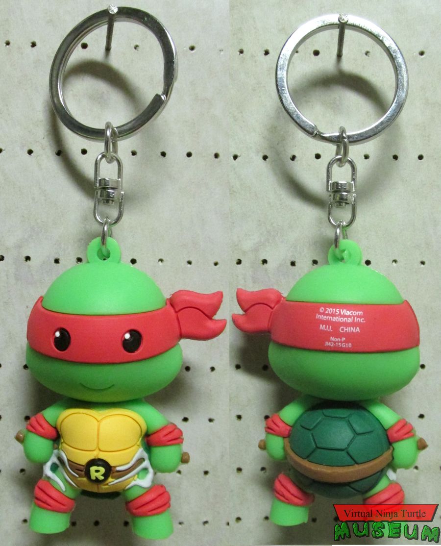 Monogram Raphael Keyring front and back