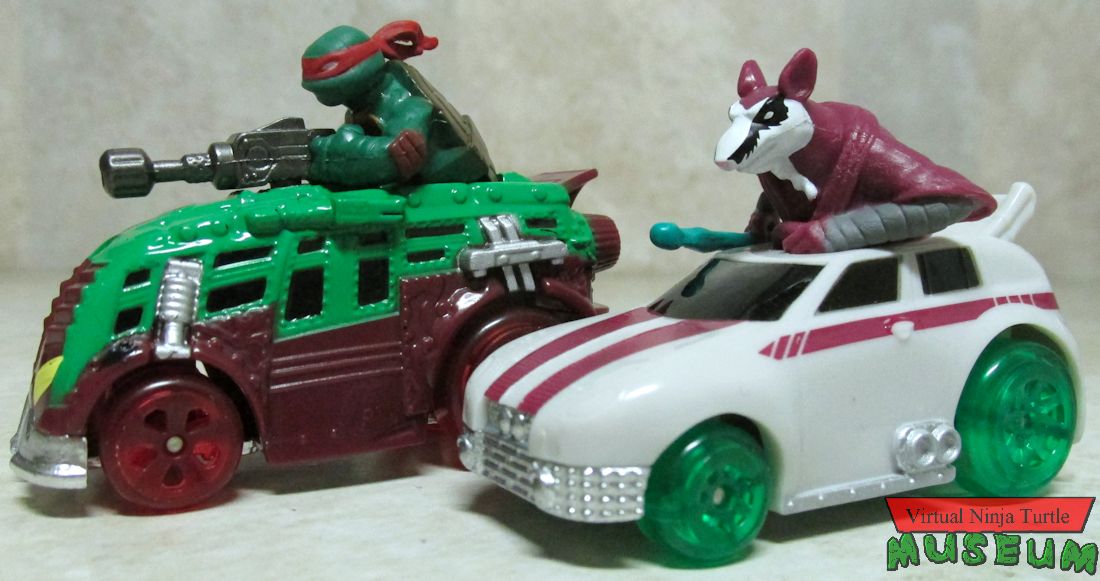 Raph in Shellraiser & Splinter in Rat Attack