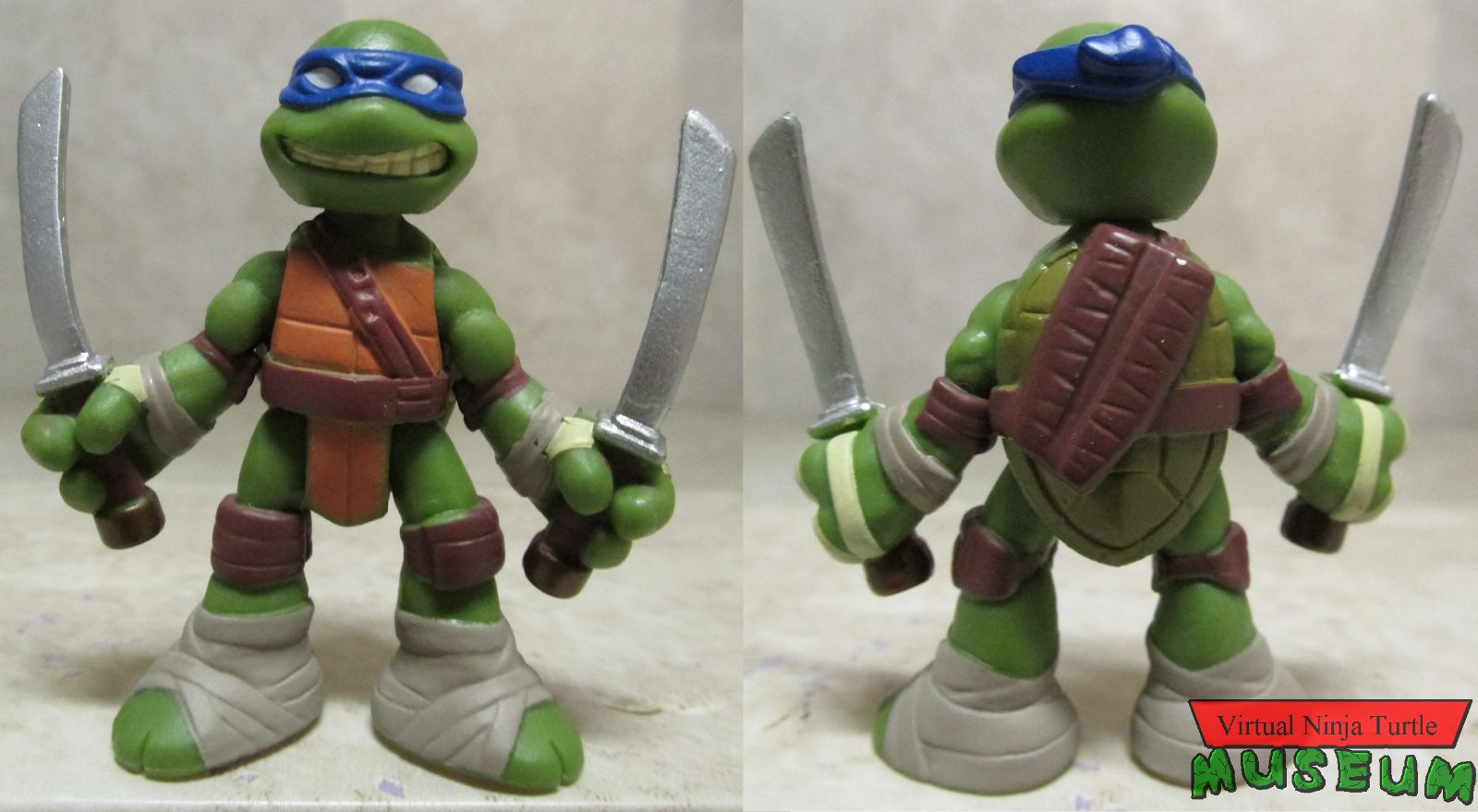 Leonardo front and back