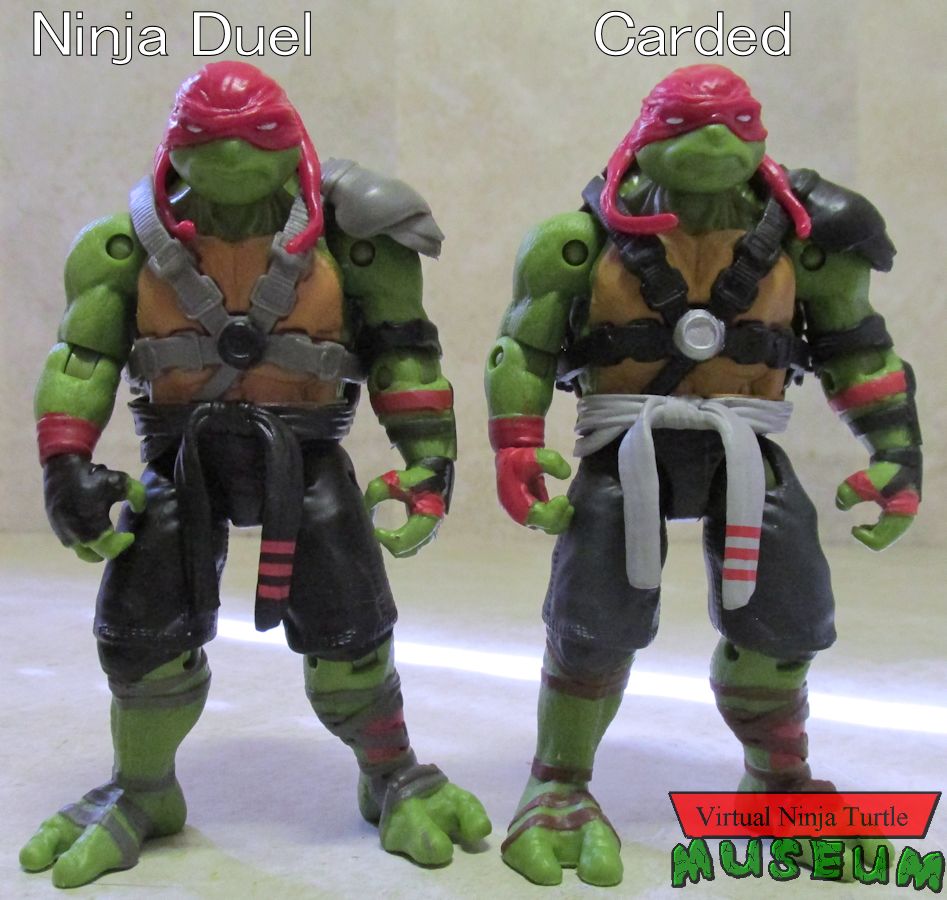 Ninja Duel Raphael and carded Raphael