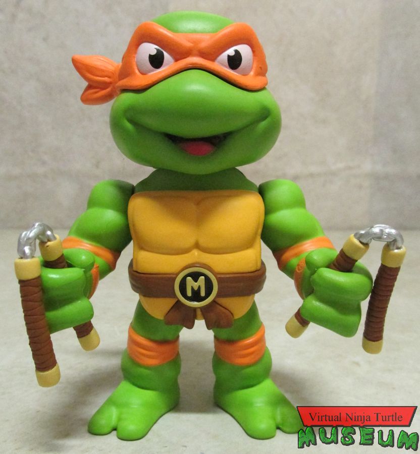 four inch Michelangelo with nunchuks