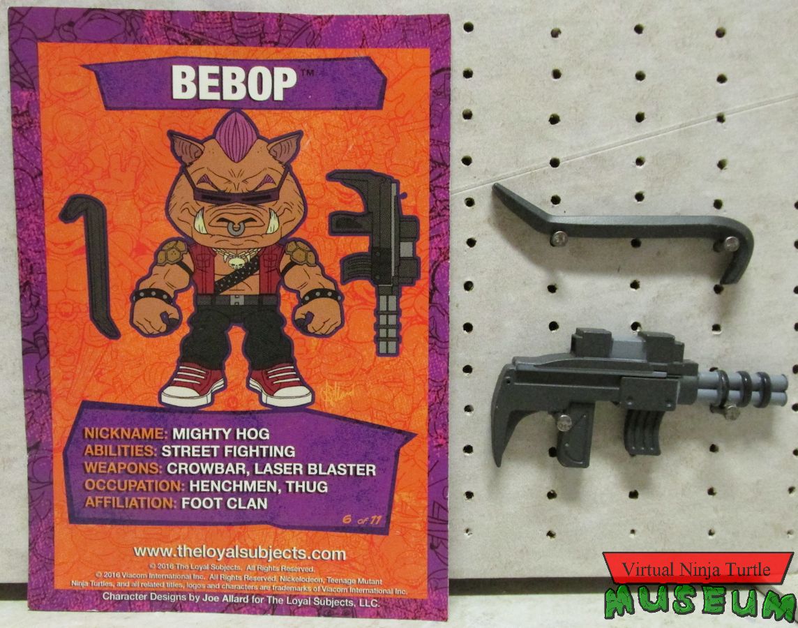 Bebop's accessories