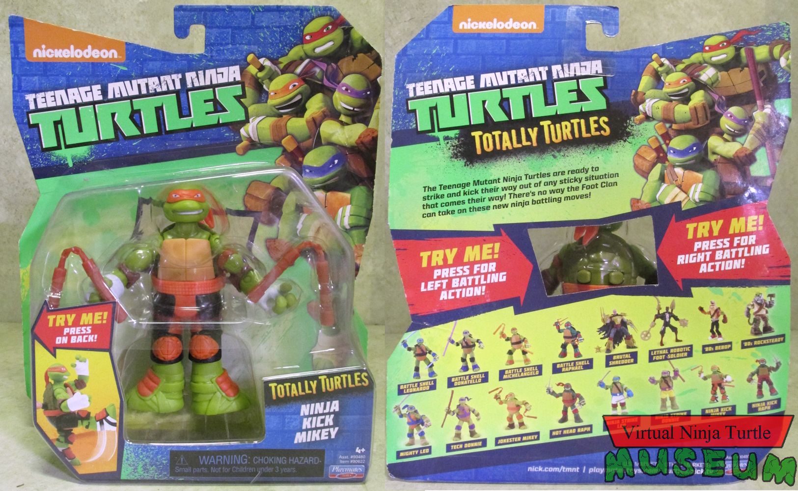 Totally Turtles card front and back