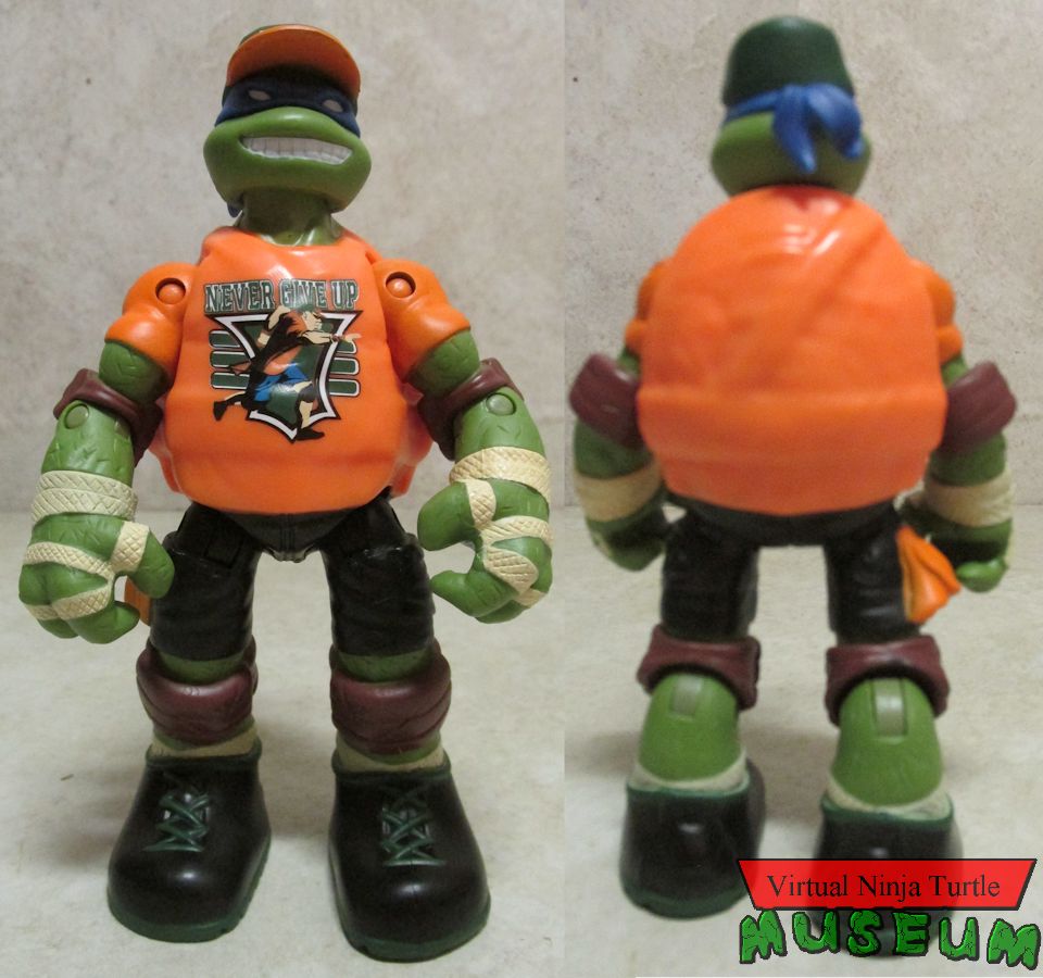 Leonardo as John Cena front and back