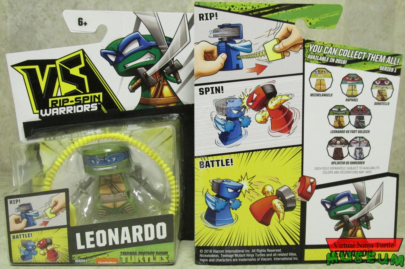 Leonardo card front and back