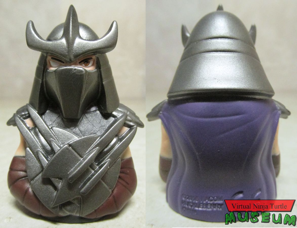 Shredder front and back