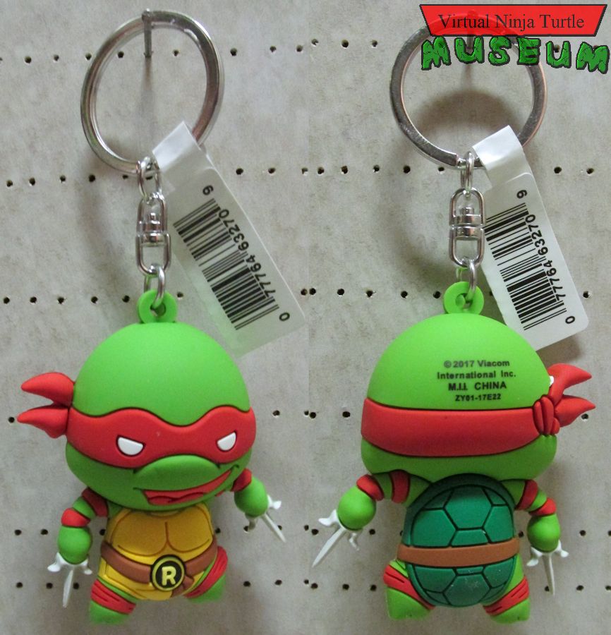 Monogram Raphael Keyring front and back