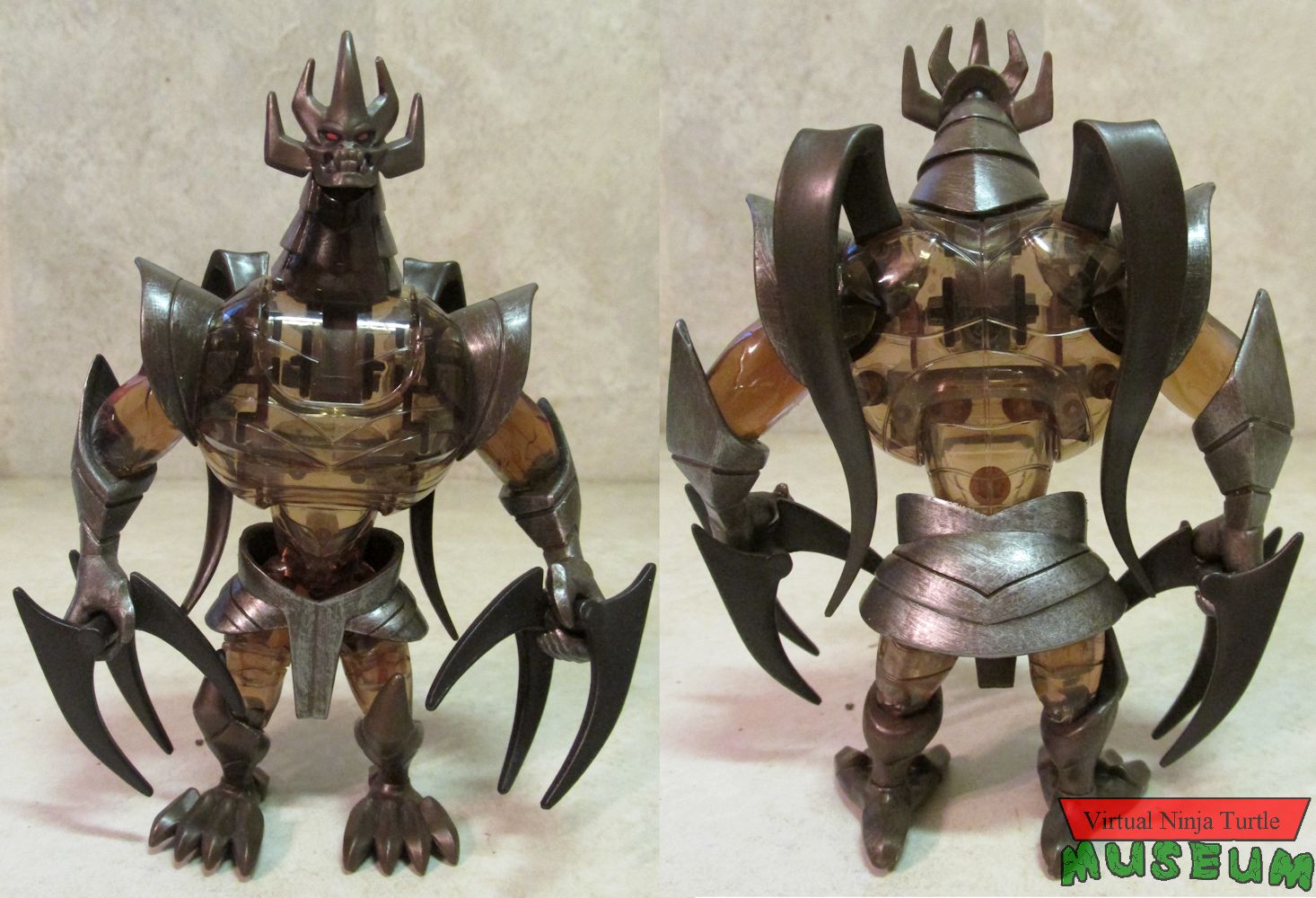 Shredder front and back