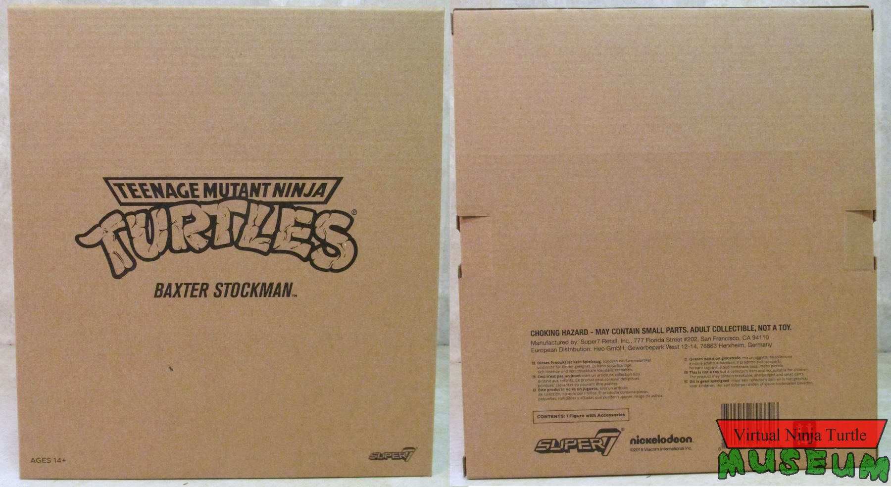 Shipper Box front and back