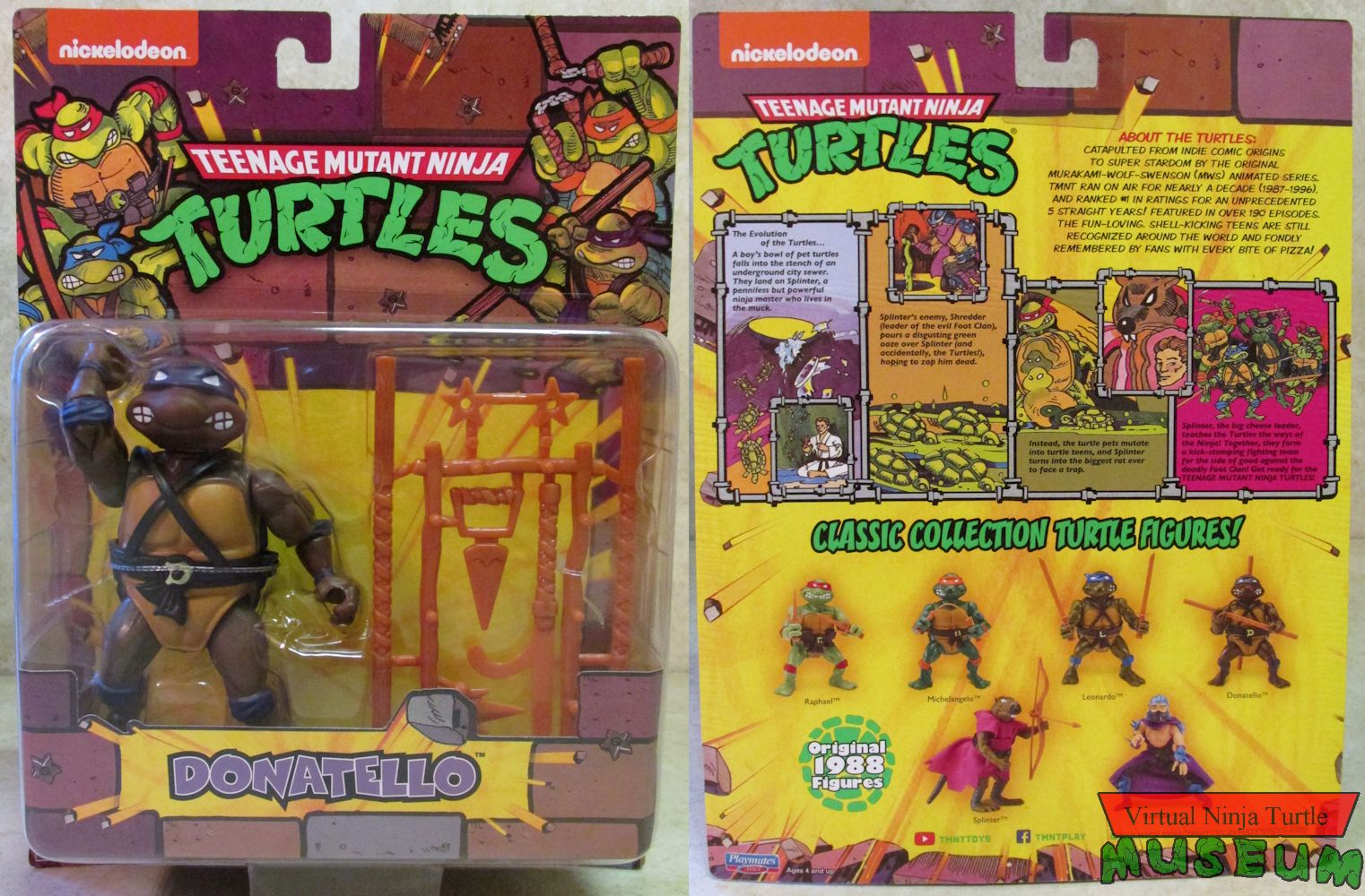 Donatello MOC front and back