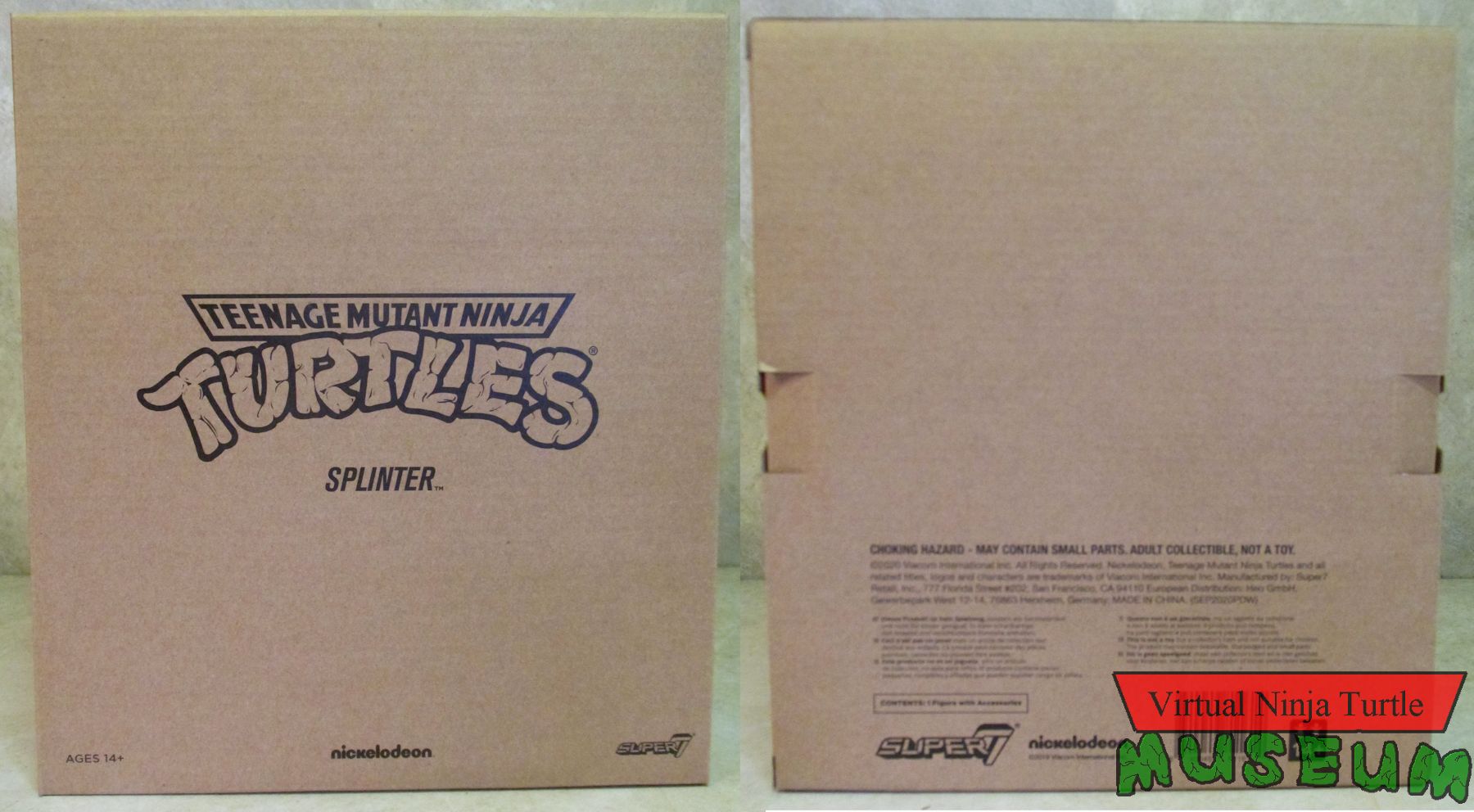 Shipper Box front and back