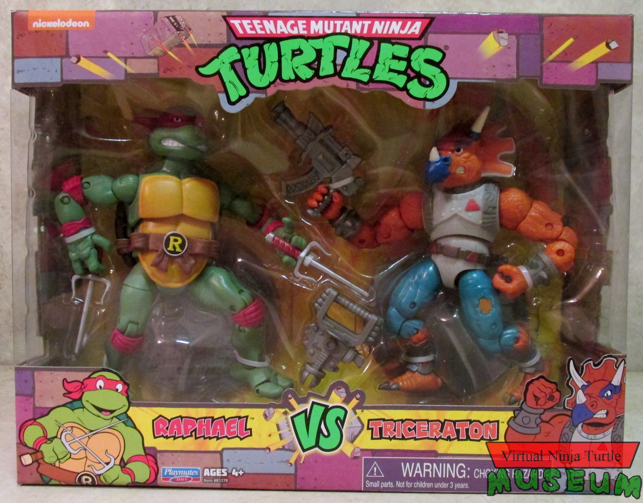 Raphael vs Triceraton MIB