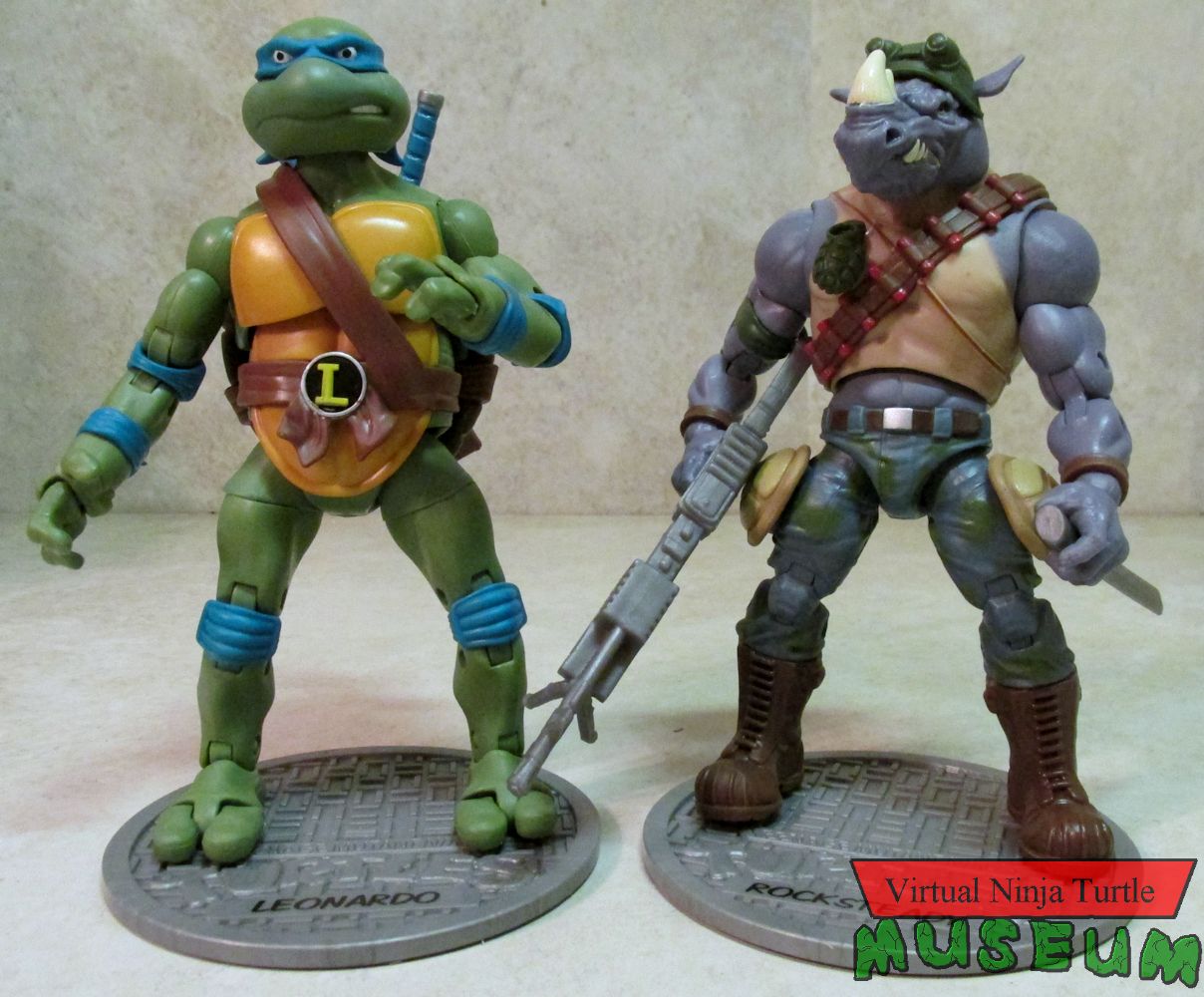 Leonardo and Rocksteady