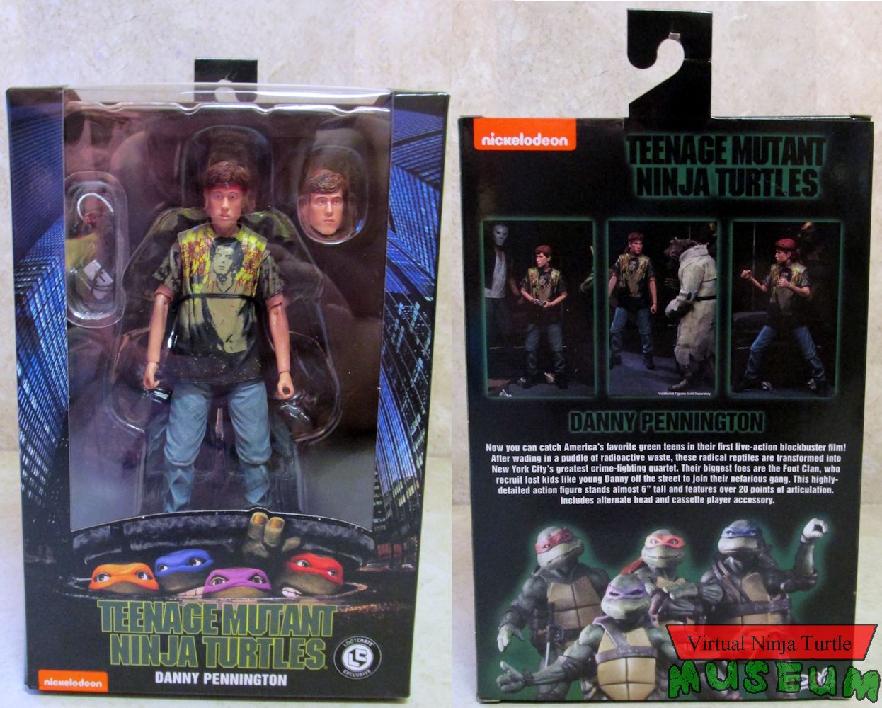 Shell Shock Turtle MIB front and back