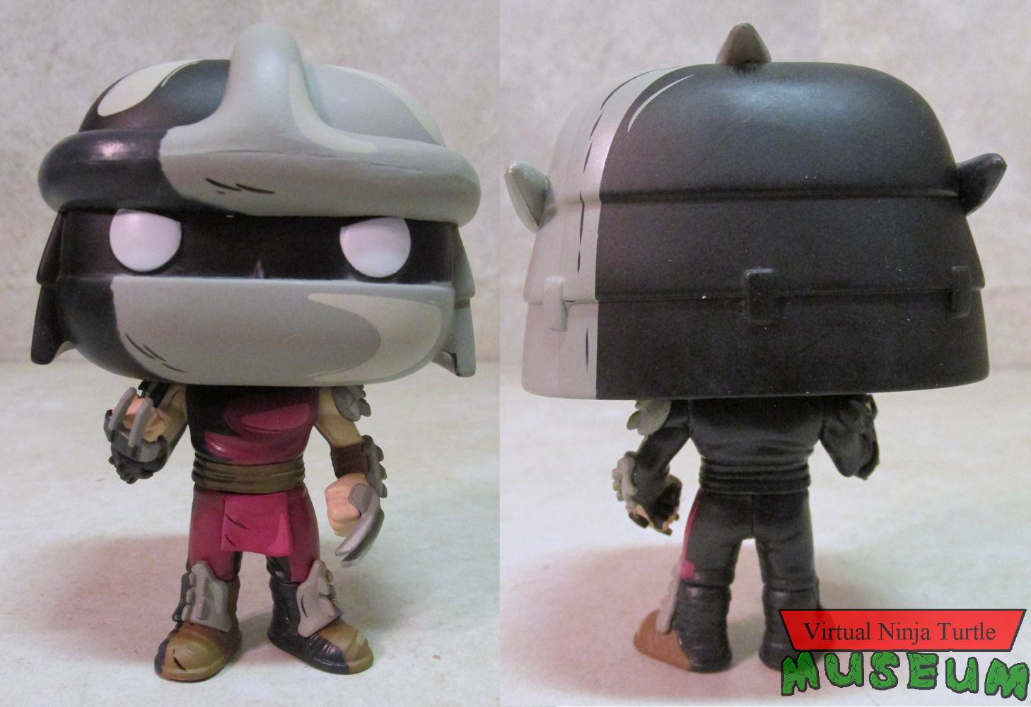 Shredder front and back