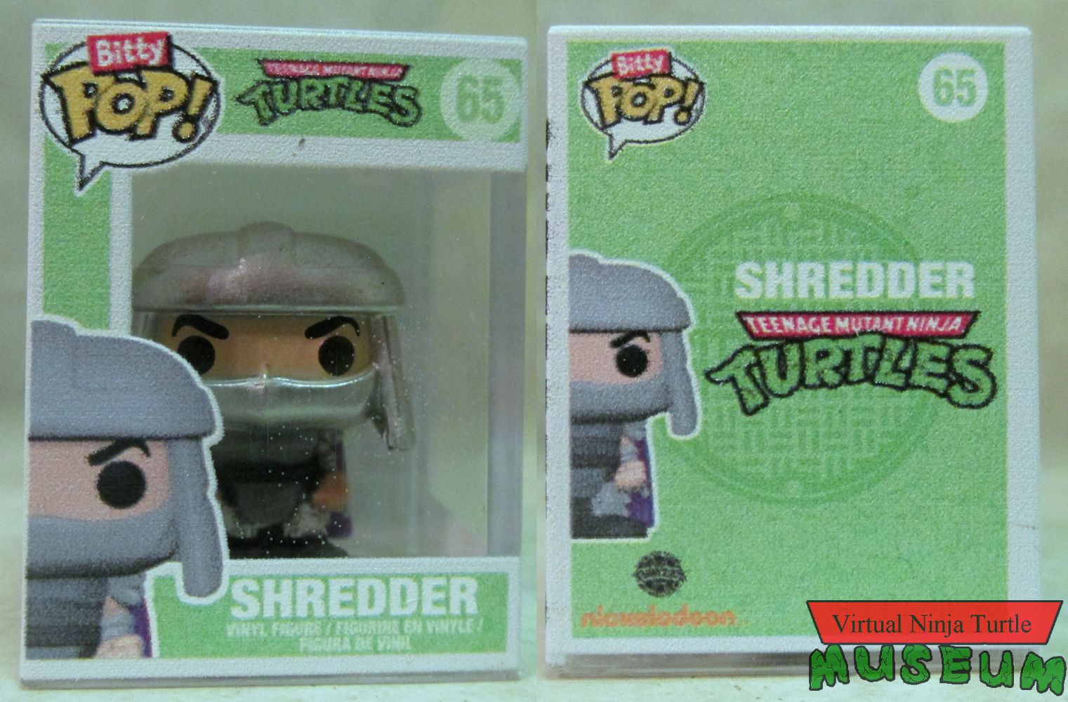 Shredder in case front and back