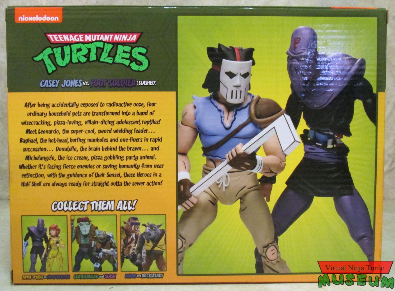 casey jones & Foot Soldier box back