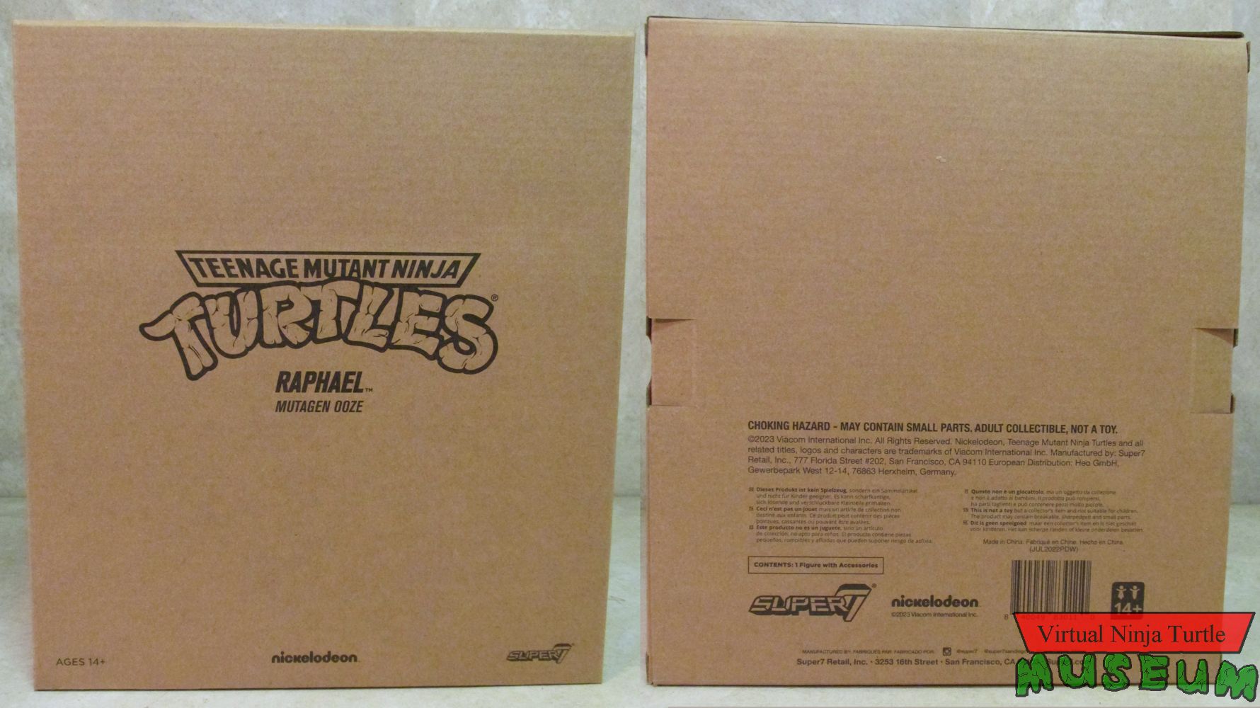 Shipper Box front and back