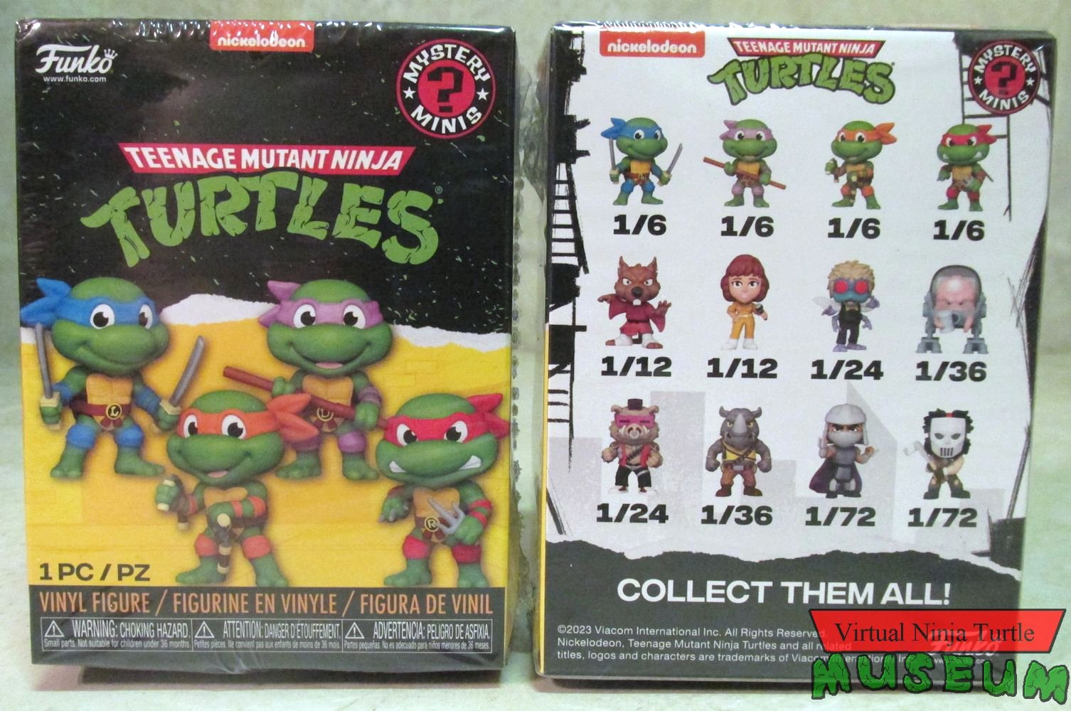 blind box package front and back