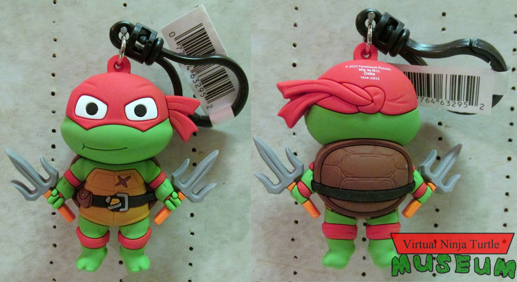 Raphael Bag Clip front and back