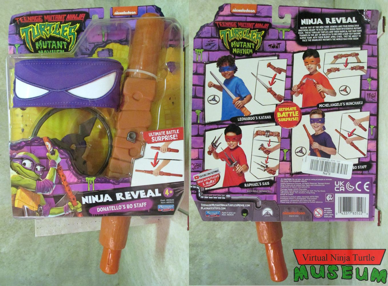 Ninja Reveal Donatello's Bo Staff Role Play Set set