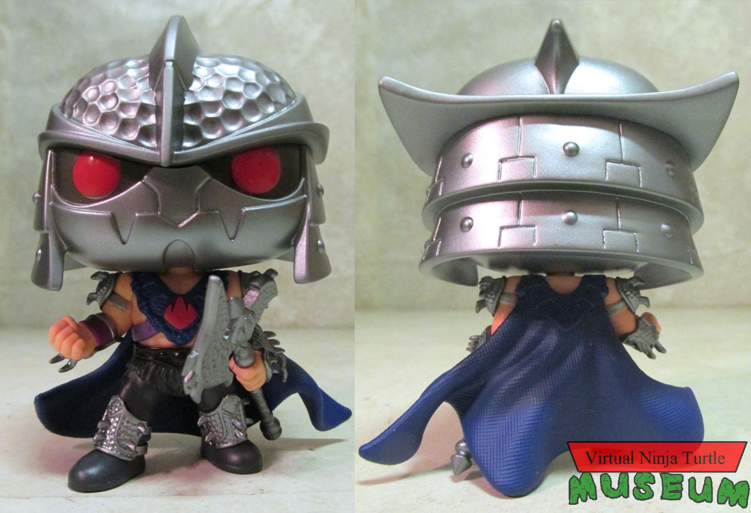 Shredder front and back