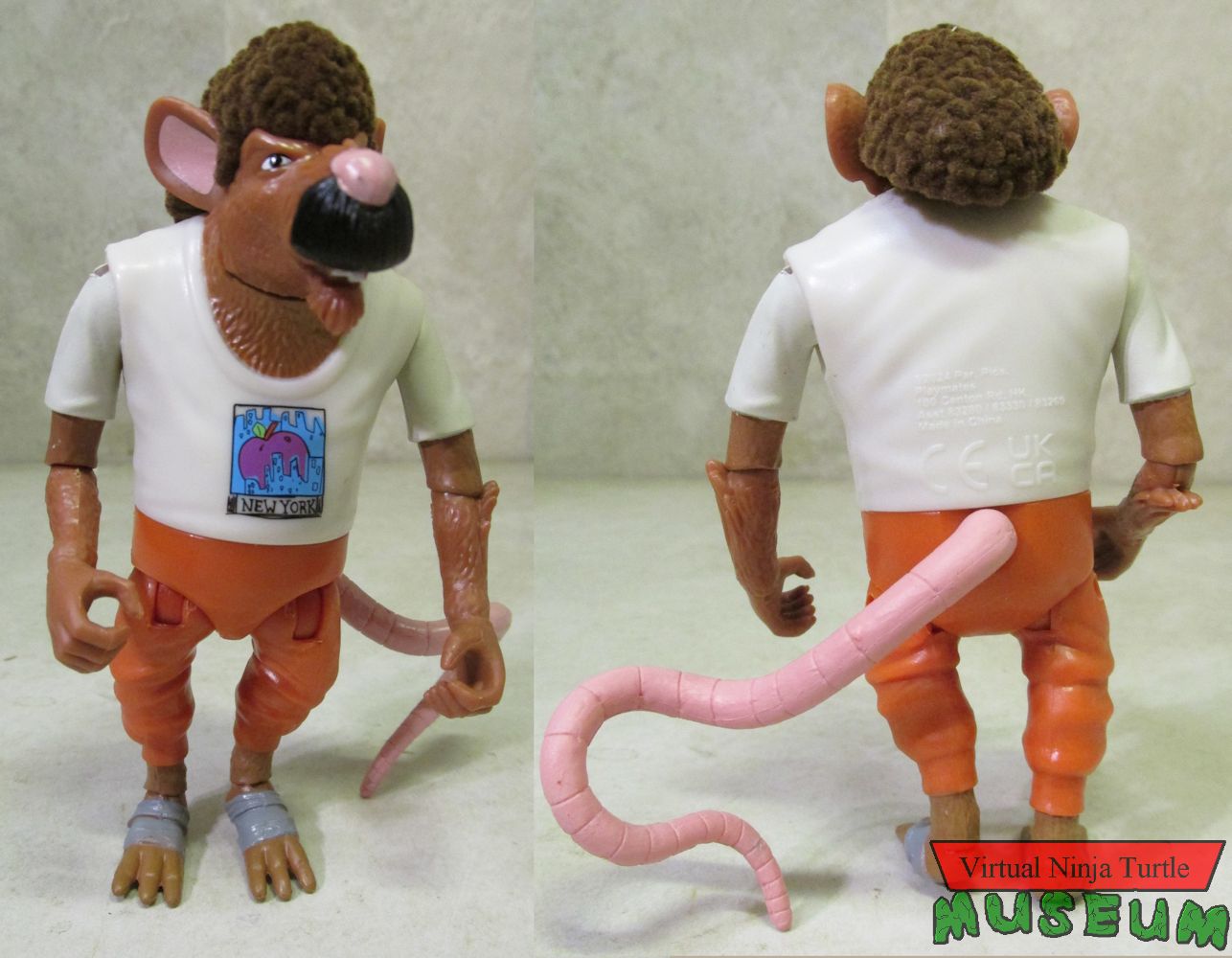 Young Splinter front and back