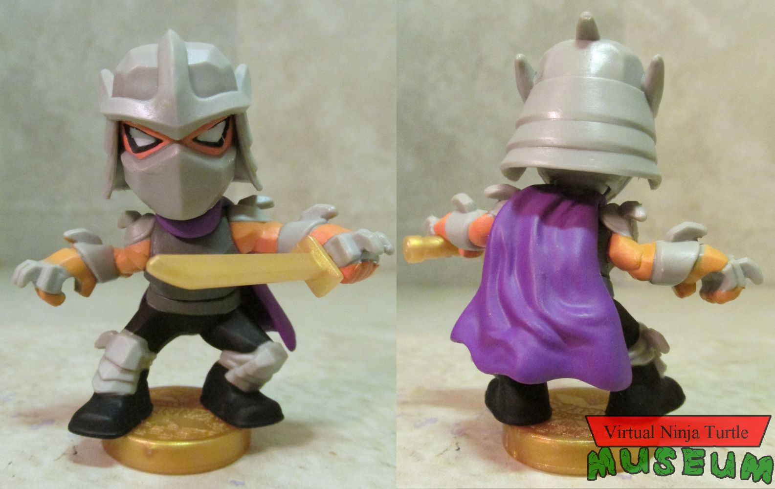 Shredder front and back