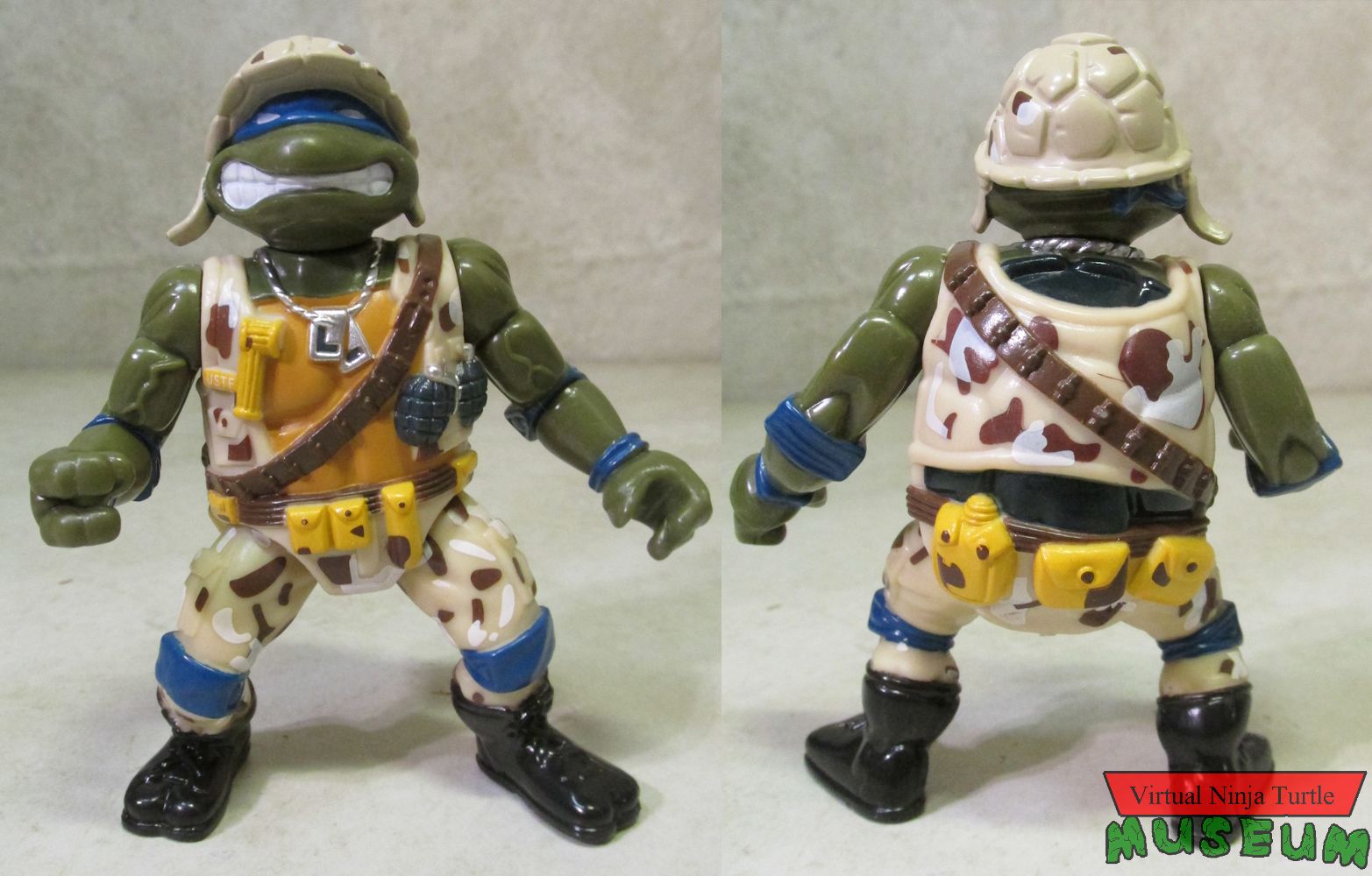 Lieutenant Leo front and back