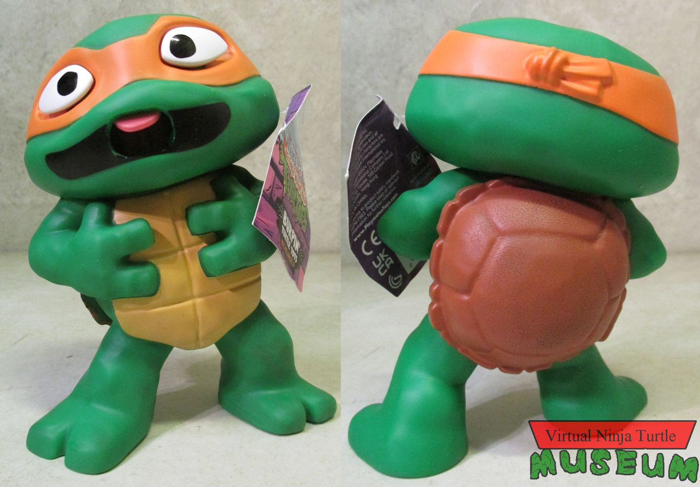 Burping Tots Michelangelo front and back