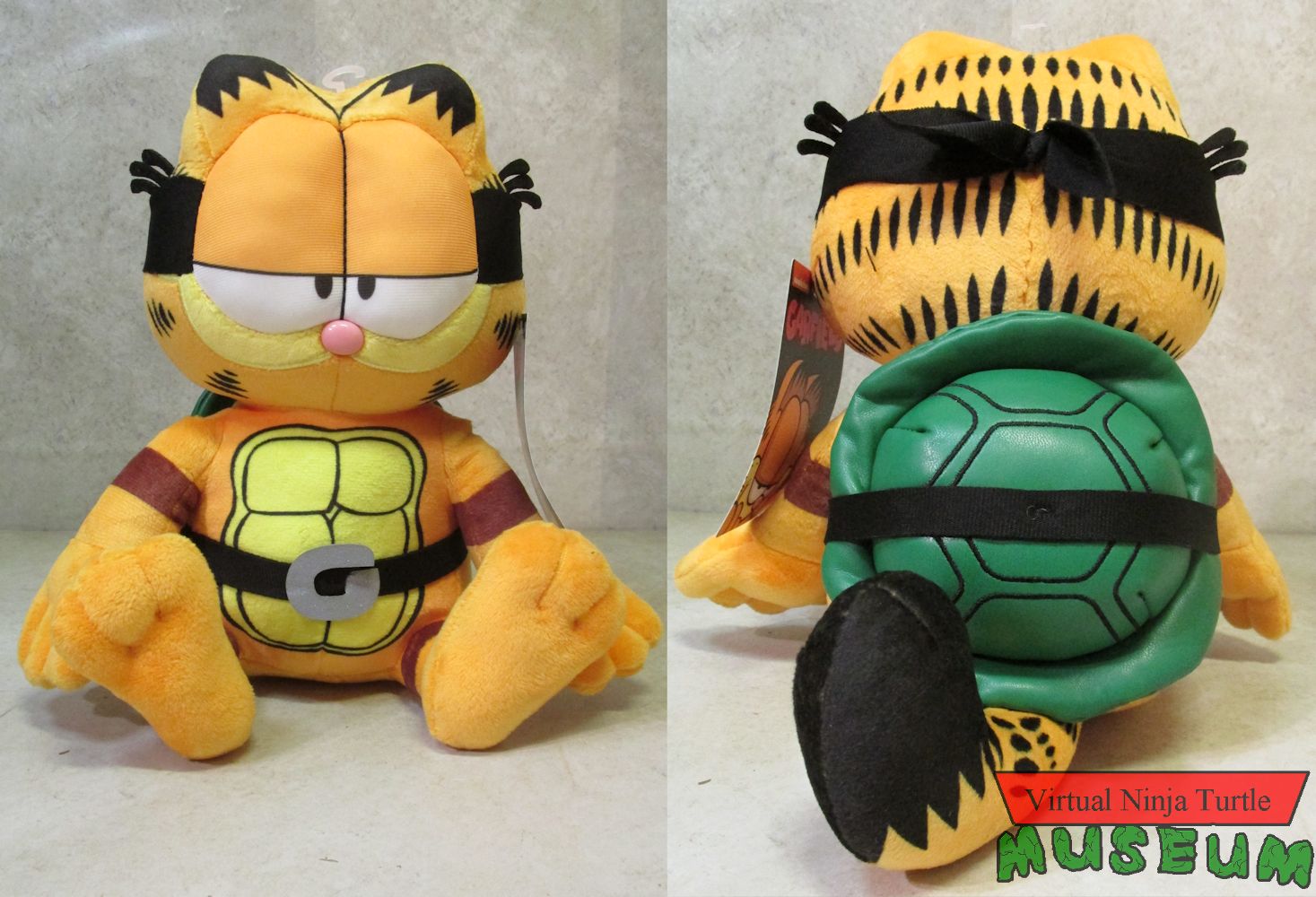 Garfello plush front and back