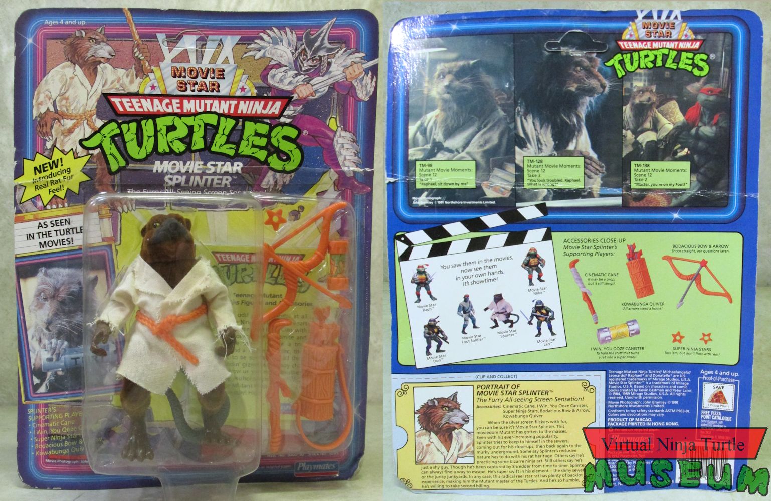 No tooth, movie card with booklet front and back