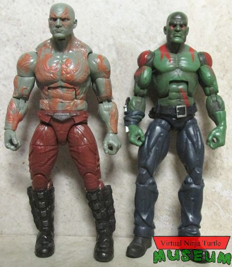 Movie Drax and Comic version