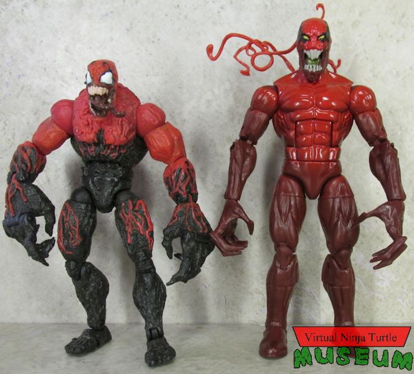 Toy Biz Toxin and Hasbro Toxin